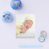 Budget Niedlich 4 Multi-Foto Verti Baby Ankündigun Flyer (Einzeln)