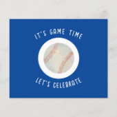 Budget Niedlich Baseball Foto Boy Birthday Einladu (Rückseite)