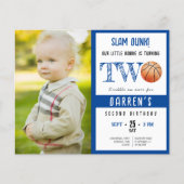 Budget Niedlich Basketball Foto Boy 2. Geburtstag (Vorderseite)