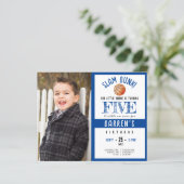 Budget Niedlich Basketball Foto Boy Geburtstag (Stehend Vorderseite)