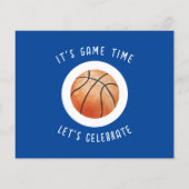 Budget Niedlich Basketball Foto Boy Geburtstag (Rückseite)