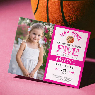 Budget Niedlich Basketball Foto Girl Geburtstag