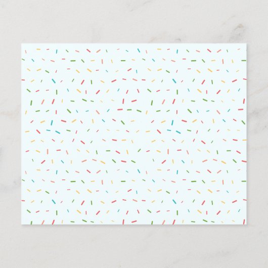 Budget Niedlich Confetti Sprinkle Gold Boy Baby Du (Rückseite)