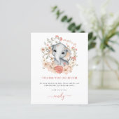 Budget Niedlich Elephant Coral Baby Dusche Vielen (Stehend Vorderseite)