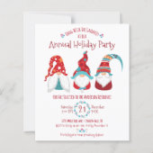 Budget Niedlich Gnoma Weihnachtsfeier Einladung (Vorderseite)