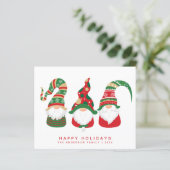 Budget Niedlich Gnoma Weihnachtskarte (Stehend Vorderseite)