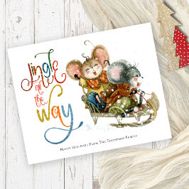 Budget Niedlich Mäuse Sleigh Jingle Der ganze Glit