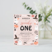 Budget Niedlich Spooky ein Halloween erster Geburt (Stehend Vorderseite)