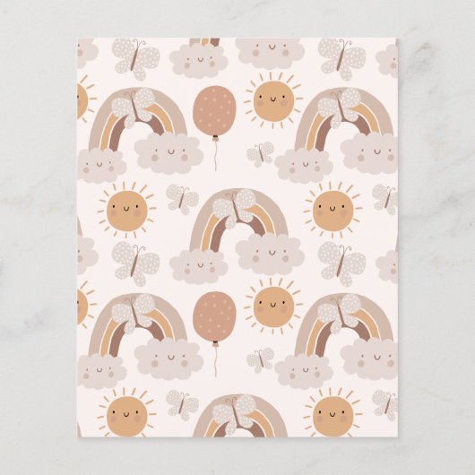 Budget Niedlich Wild & Onederful 1. Geburtstag (Rückseite)