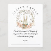 Budget Niedliche Bunny Diaper Raffle Boy Baby Dusc (Vorderseite)