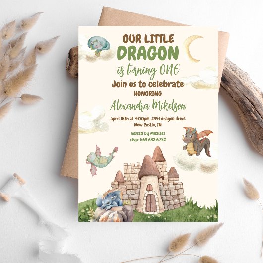 Budget Niedliche Wasserfarbendragon Baby 1. Geburt