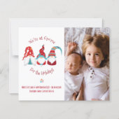 Budget Niedliches Gnome für Urlaub Elf Foto Card S (Vorderseite)