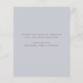 Budget Nordic St Nicholas Weihnachtskarte (Rückseite)