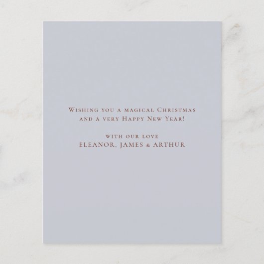 Budget Nordic St Nicholas Weihnachtskarte (Rückseite)