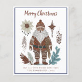 Budget Nordic St Nicholas Weihnachtskarte (Vorderseite)