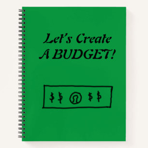Budget-Notebook Notizblock