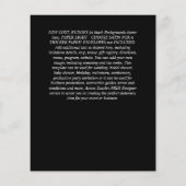 Budget Nuestra BODA Einladungen Burgundy Floral Flyer (Hinten)