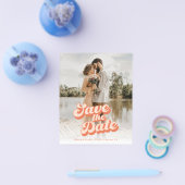 Budget nur Peachy Wedding speichern das Datum Flyer (Einzeln)