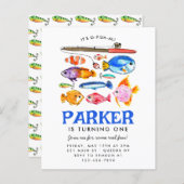 Budget O-Fish-al Reel Fun Gone Fishing Birthday (Vorne/Hinten)