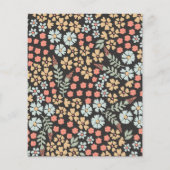 Budget Oh Baby Groovy Yellow Floral Baby Dusche (Rückseite)