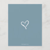 Budget Oh Baby Modern Boy Baby Dusche Einladung (Rückseite)