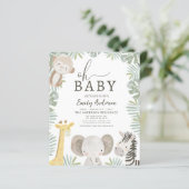 Budget Oh Baby Safari Animal Boy's Baby Shower (Stehend Vorderseite)