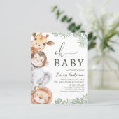 Budget Oh Baby Safari Animal Boy's Baby Shower (Stehend Vorderseite)