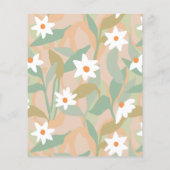 Budget Oh Baby Script Sage Green Boho Baby Dusche (Rückseite)