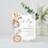 Budget Oh Boy Safari Tierjunge Babydusche (Stehend Vorderseite)