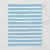 Budget Oh Boy Watercolor Elephant Baby Dusche (Rückseite)