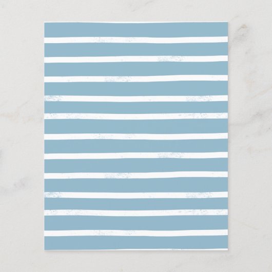 Budget Oh Boy Watercolor Elephant Baby Dusche (Rückseite)