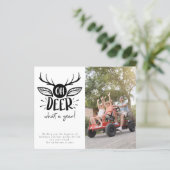 Budget Oh Dee Was für ein Foto Weihnachtskarte (Stehend Vorderseite)