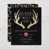 Budget Oh Dee Was für ein Jahr Weihnachten Party (Vorne/Hinten)