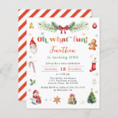 Budget Oh, was Spaß 1. Weihnachtsfest farbenfroh G (Vorne/Hinten)