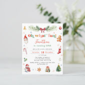 Budget Oh, was Spaß 1. Weihnachtsfest farbenfroh G (Stehend Vorderseite)