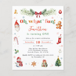 Budget Oh, was Spaß 1. Weihnachtsfest farbenfroh G