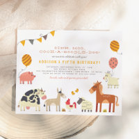 Budget Oink Moo Cock-a-doodle-doo Farm Geburtstag