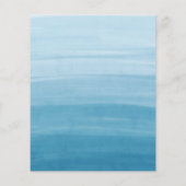 Budget Ombre Dip Dye Ocean Blue Bold Wedding (Rückseite)