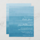 Budget Ombre Dip Dye Ocean Blue Brautparty (Vorne/Hinten)