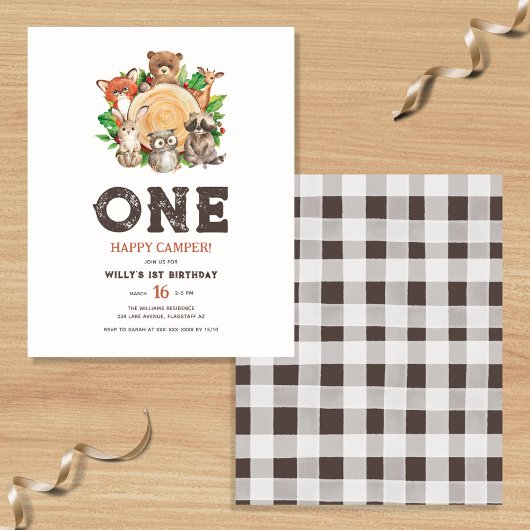 Budget One Happy Camper Bärenjunge 1. Geburtstag