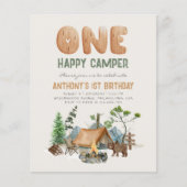 Budget One Happy Camper Woodland 1. Geburtstag (Vorderseite)