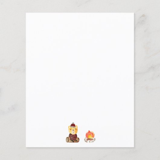 Budget One Happy Camper Woods Camping 1. Geburtsta (Rückseite)