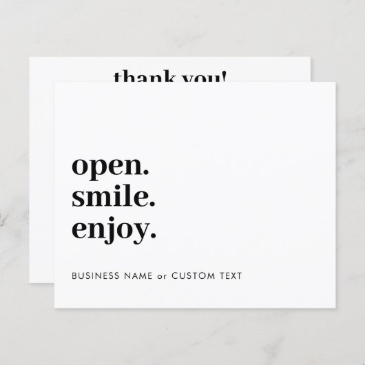 Budget Open Smile Enjoy Juwelenpflege Business (Vorne/Hinten)