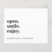 Budget Open Smile Enjoy Juwelenpflege Business (Vorderseite)