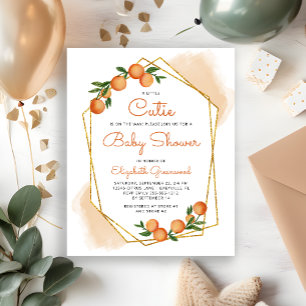 Budget Orange Little Süsse Citrus Baby Dusche