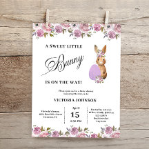 Budget Oster-Baby-Shower-Einladung