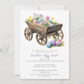 Budget Ostereier Jäger Jagen Kart Einfach Einladung (Vorderseite)