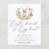 Budget Osterfeier Wildblume Jäger Hunt Bunny (Vorderseite)