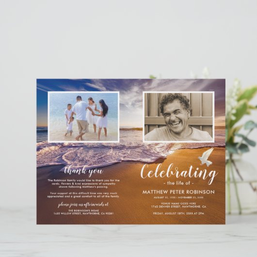 Budget Ozeandove-Beerdigung-Programm (Stehend Vorderseite)