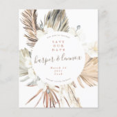 Budget Pampas Boho Beach Summer rettete unser Datu Flyer (Vorne)